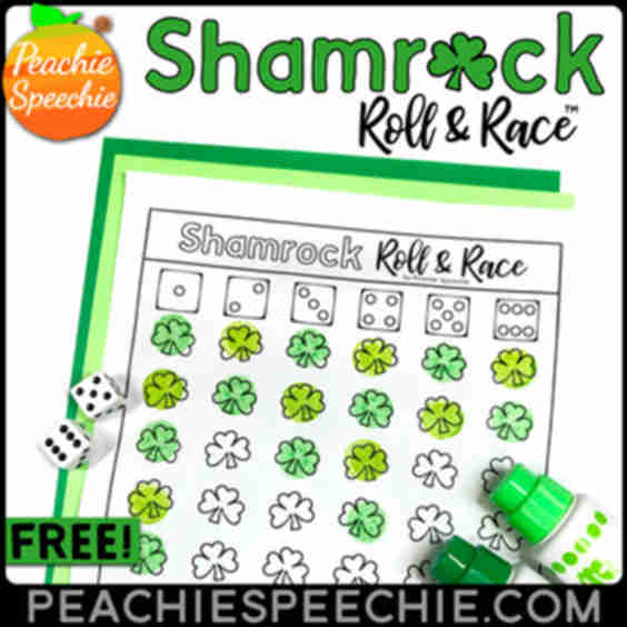 Shamrock Roll and Race Open Ended Dice Game