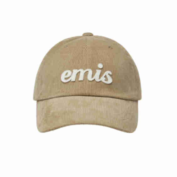 Applique Corduroy Ball Cap
