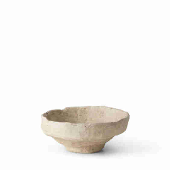 Sculptural Paper Mache Bowl