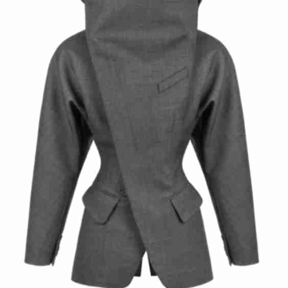Architectural Sculpted Wool Jacket