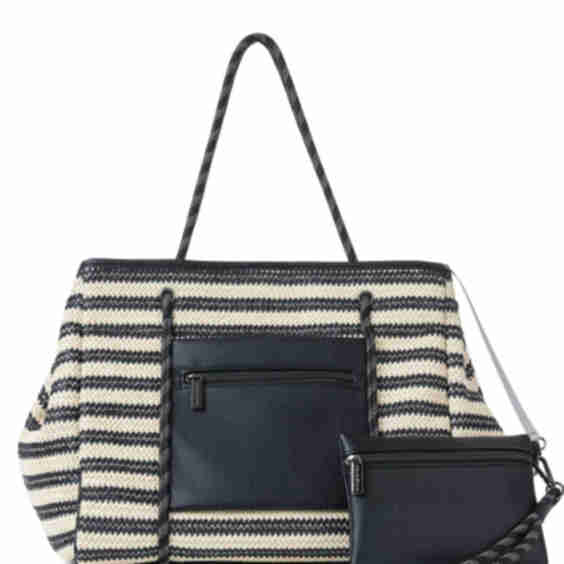 Greyson Tropez Striped Raffia Tote