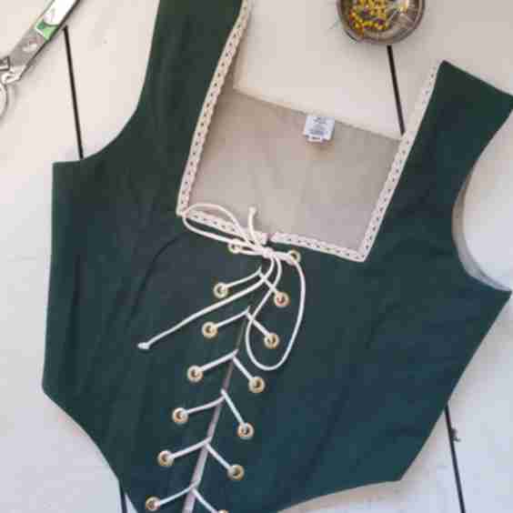 Cotton Renaissance Bodice