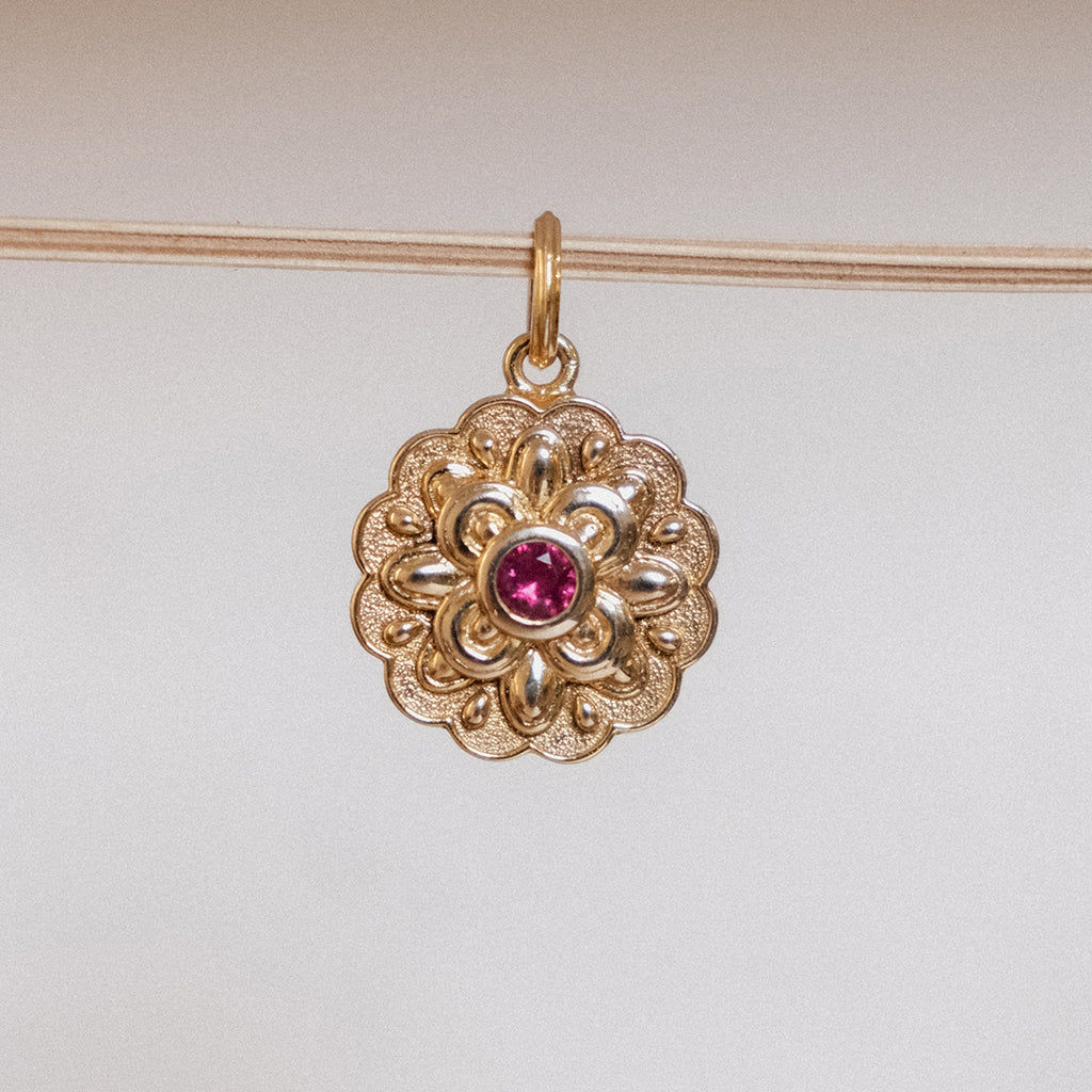Ruby New Beginnings Mooncake Charm