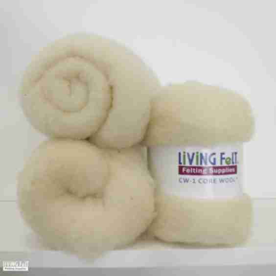 CW-1 Core Wool Batting for Felting and Needle Felting