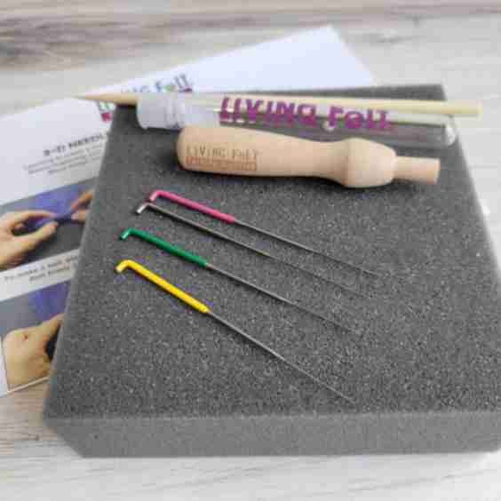 Needle Felting Starter Tool Set Foam