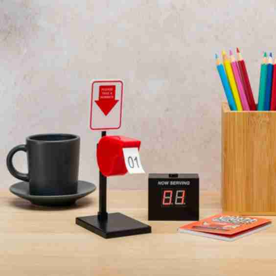 Take A Number - Mini Ticket Dispenser