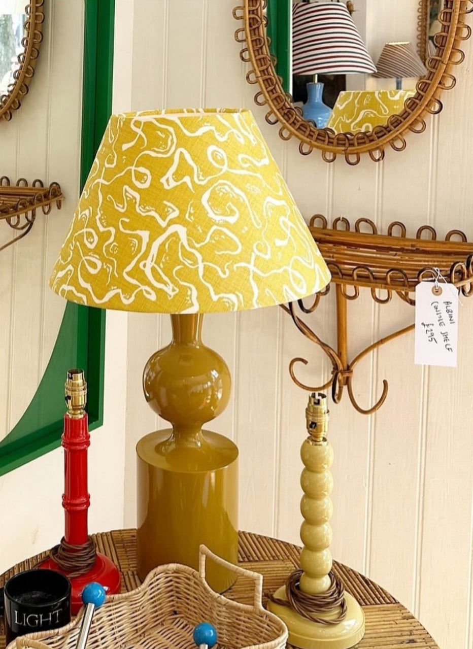 Cathy Nordstrom Large Karins Dress Sunflower Tablelamp