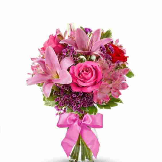 Rose Lily Celebration Bouquet