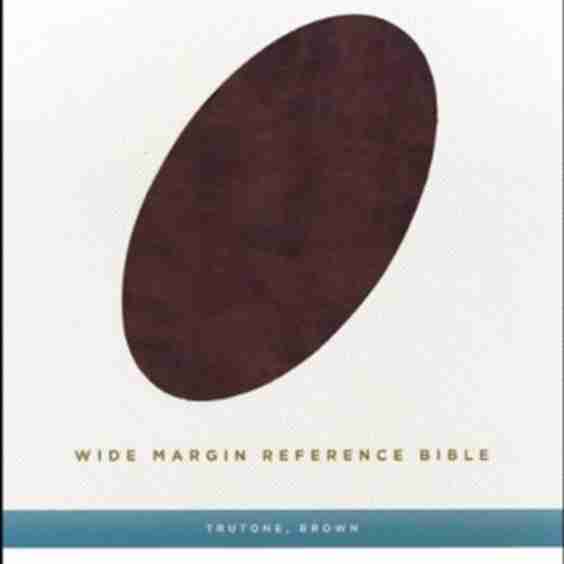 ESV Wide Margin Reference Bible, Imitation Leather