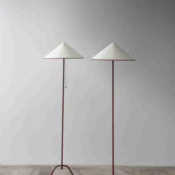 Pair of Metal Floor Lamps