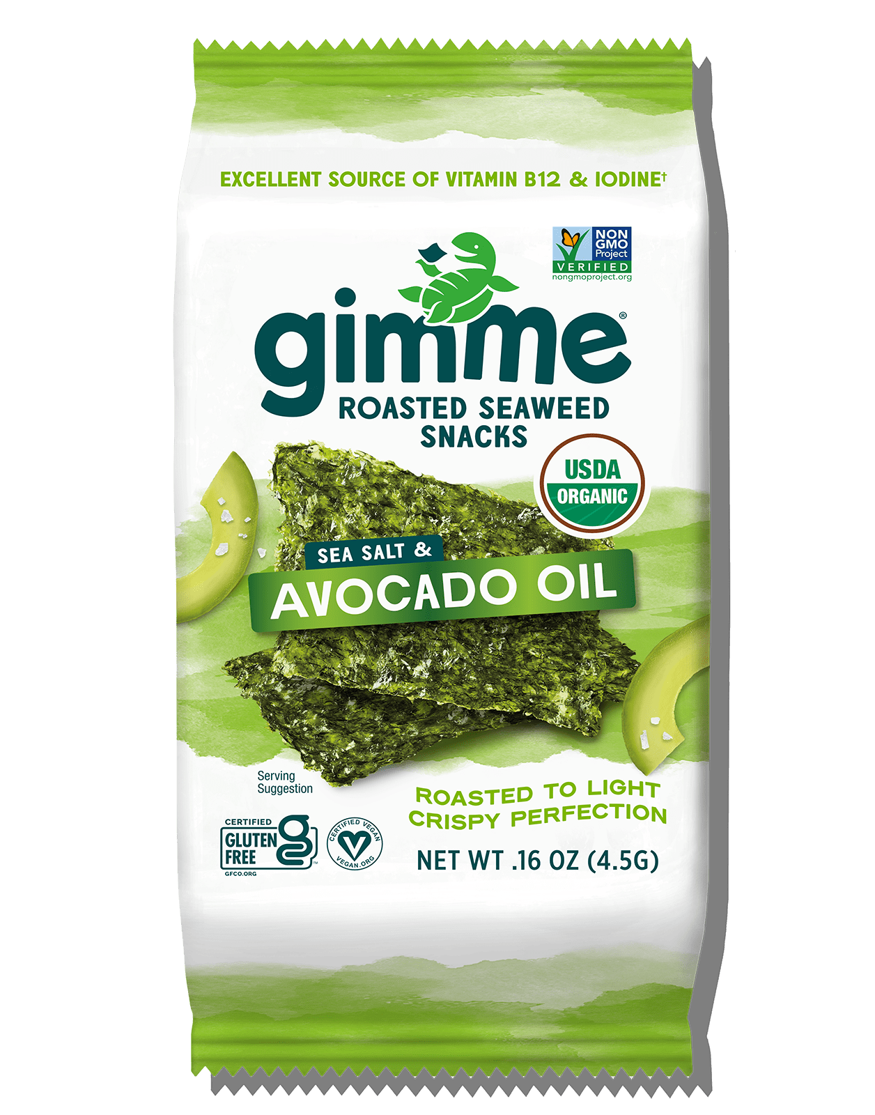 Sea Salt & Avocado Oil Seaweed Snacks