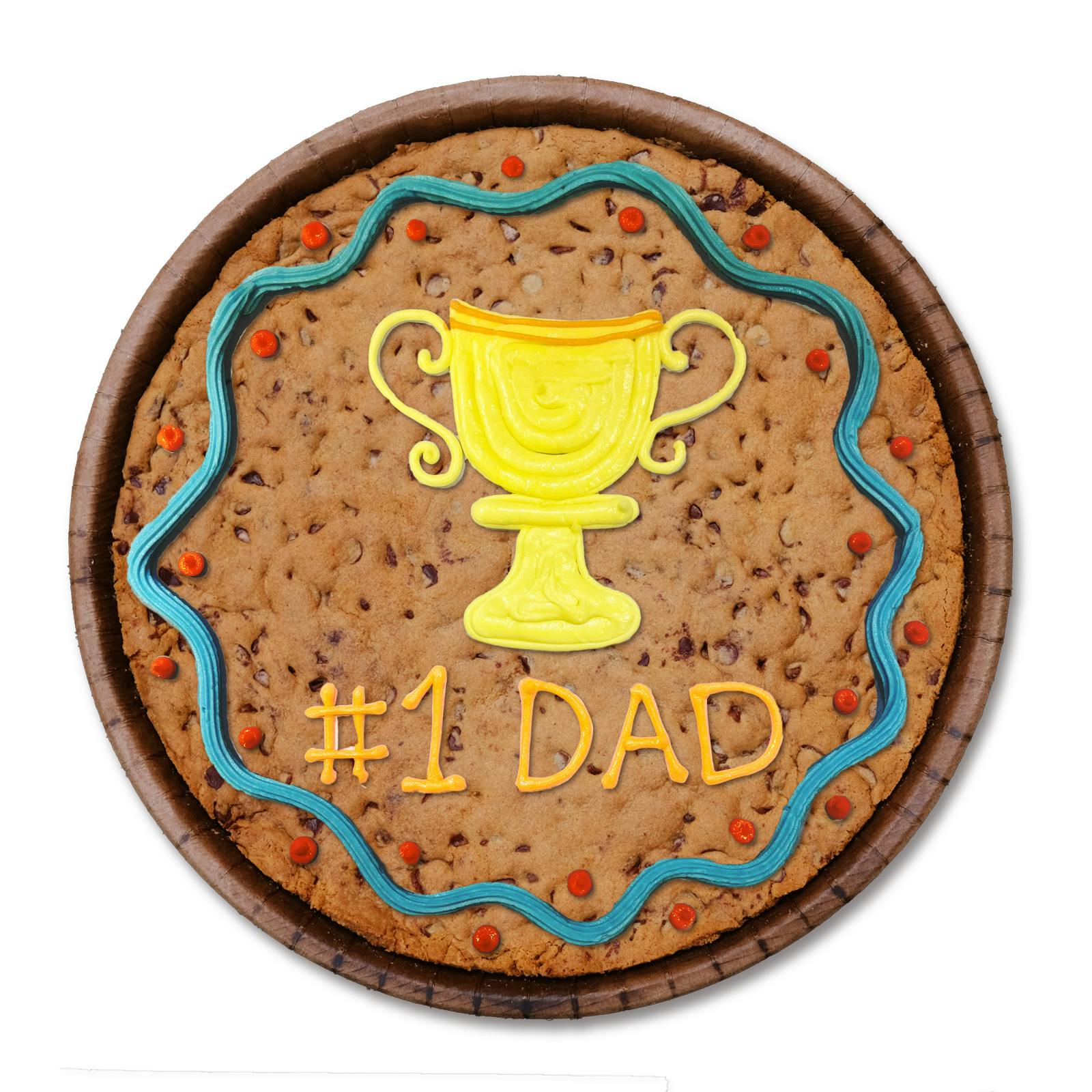 Father's Day Chocolate Chip Cookie Cake