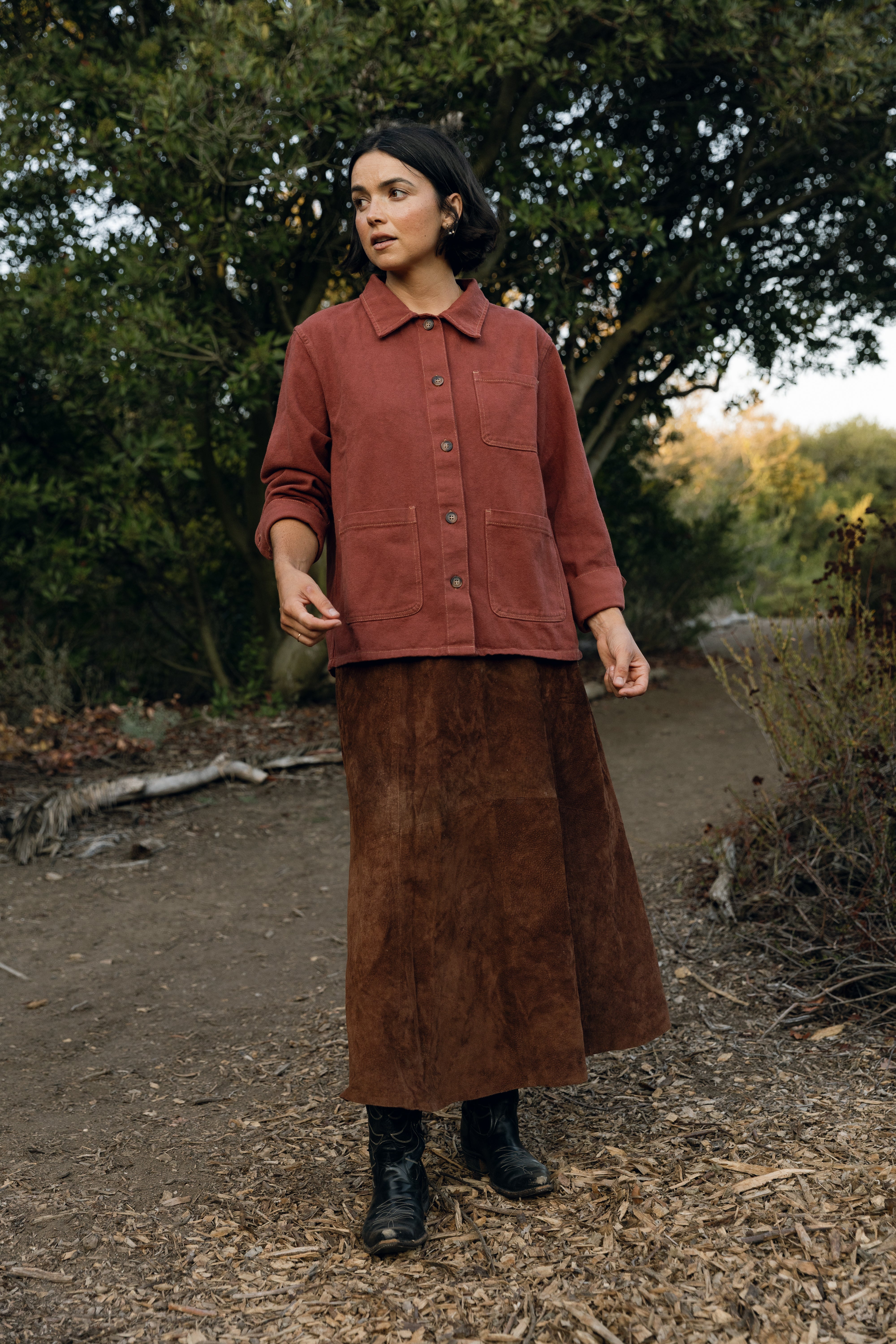 Cognac Chore Coat