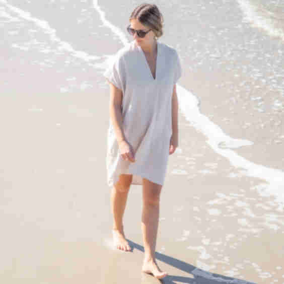 Double V Kaftan