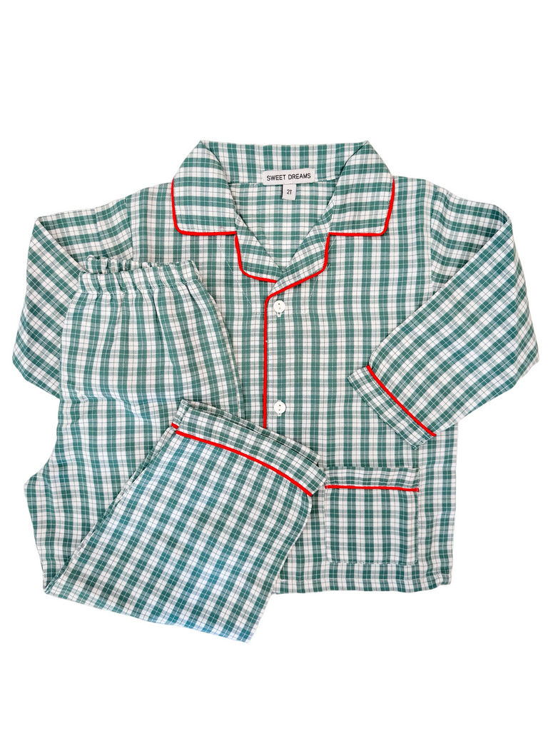 Trim Pajama Set