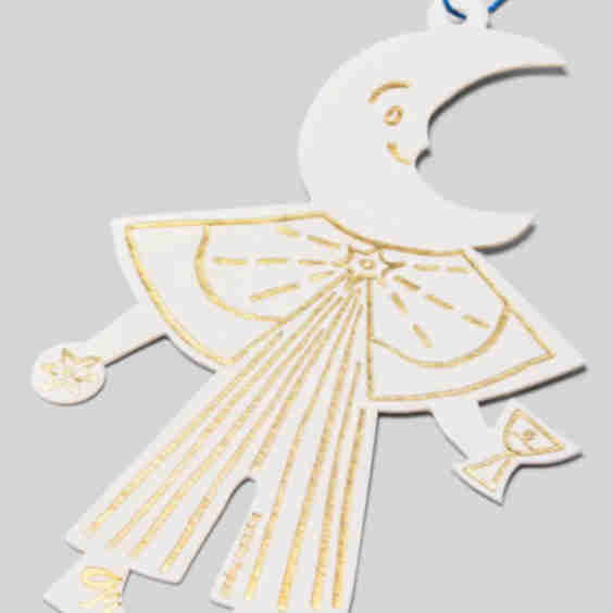 Moon Folk Ornament 