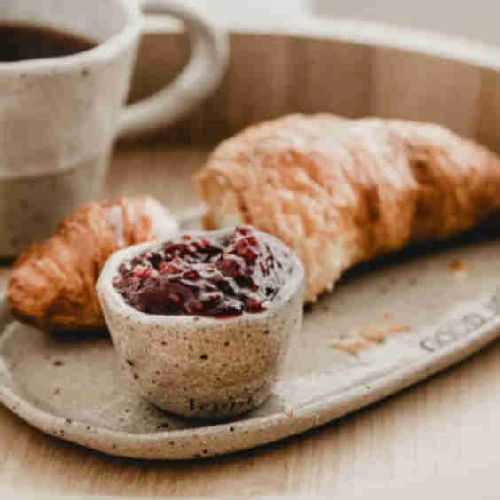 Handmade Ceramic Jam Pot