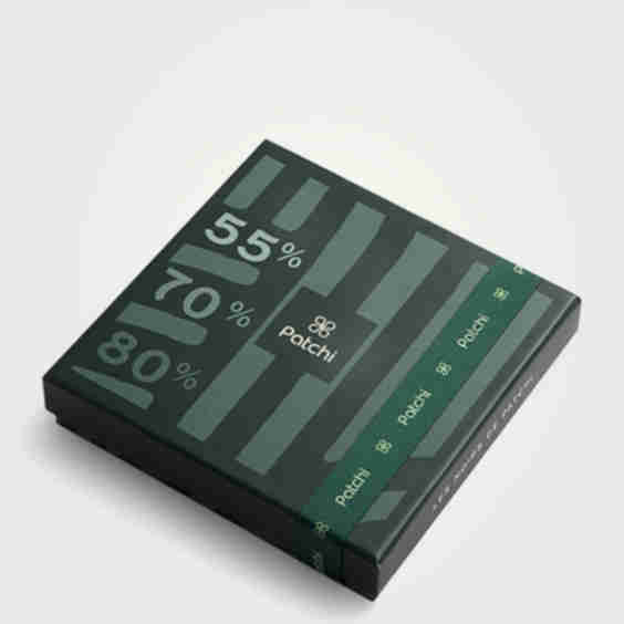 Box of 27 Pieces of Dark Chocolate, Les Noirs de Patchi