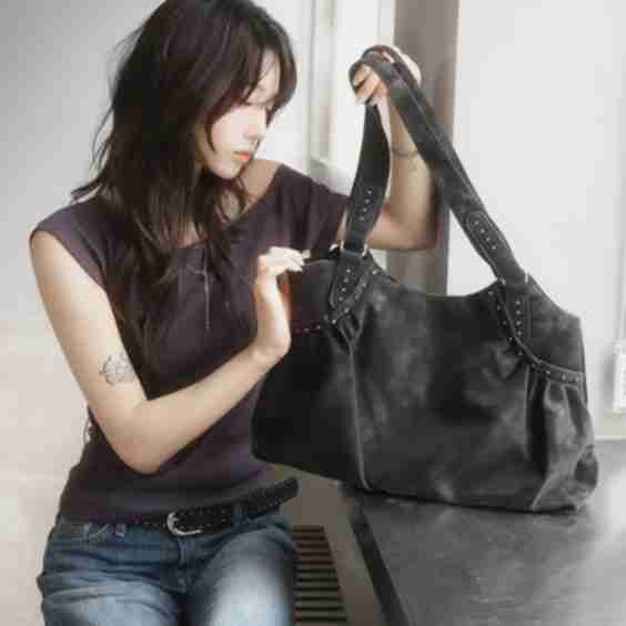 Henty Studded Shoulder Bag