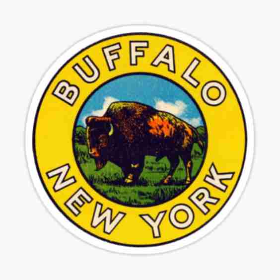 Vintage Buffalo New York Sticker