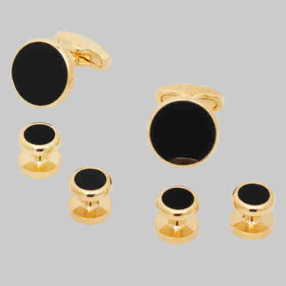 Onyx Cufflink & Studs Set #81MV