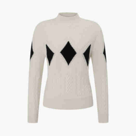 [Season Off] High-neck Cashmere Blend Pullover