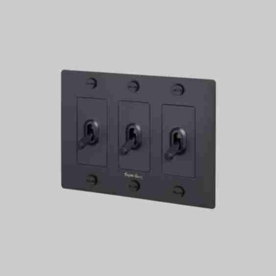 Cross Knurl Metal Toggle Switch Kit