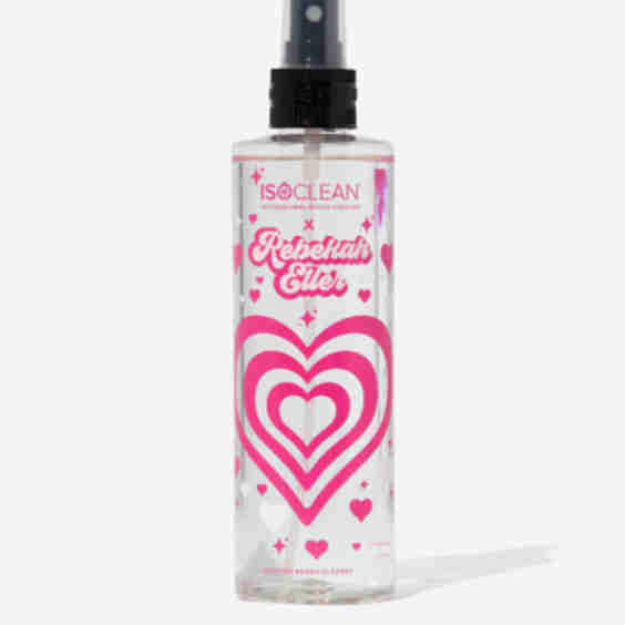 Limited Edition Isoclean X Rebekah Eller Scented Makeup Brush Cleaner Spray Top