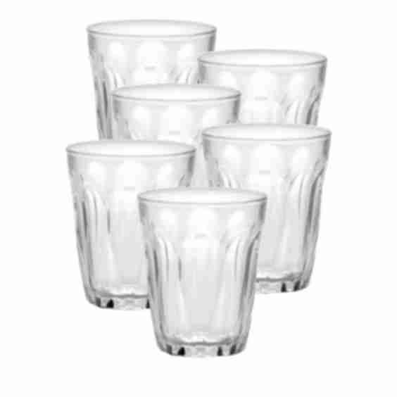Set of 6 Provence Clear Tumbler