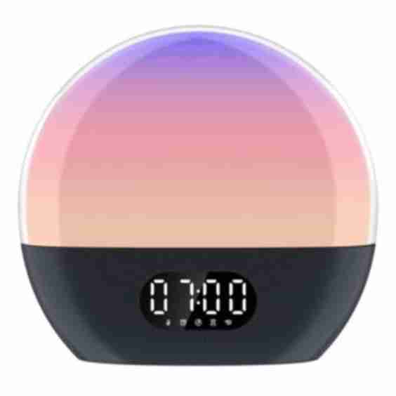 Wake Up Light All In One Sunrise Alarm Clock Sound Machine Music Streamer