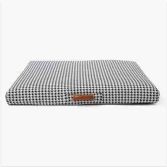 Houndstooth Dog Bed Extra Large