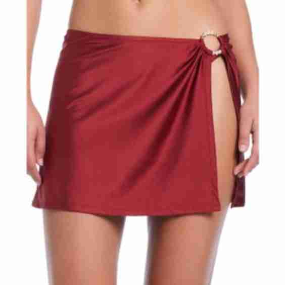 Ring Detail Skirt Swim Cover Up