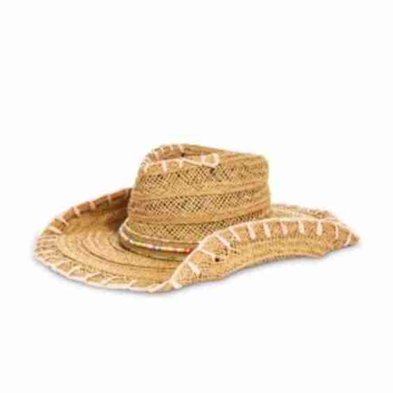 Stitched Beaded Cowboy Hat