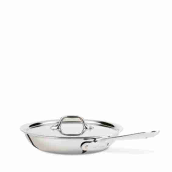 D3 Stainless Steel 10" Fry Pan with Lid