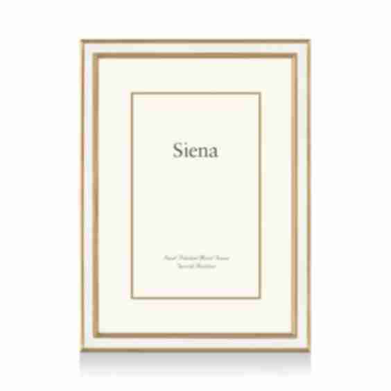 White Enamel With Frame 8 X 10