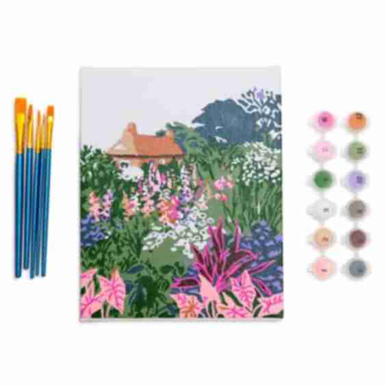 Lush Garden Mini Paint By Numbers Kit