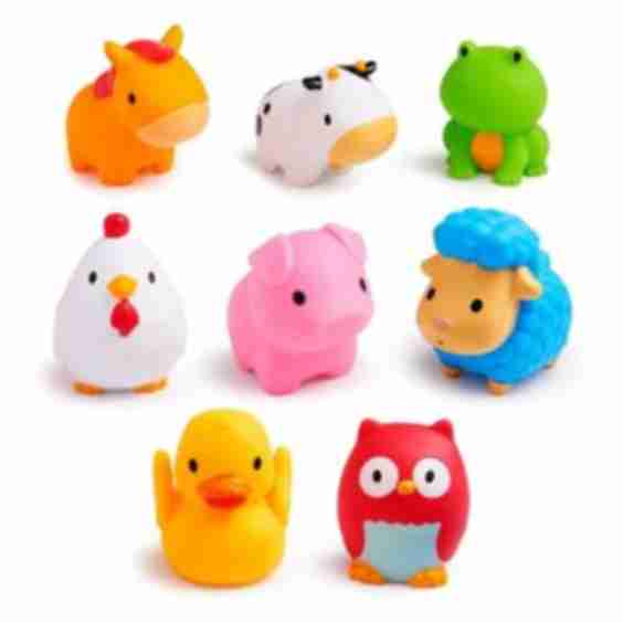 Farm Animal Squirts Bath Toys
