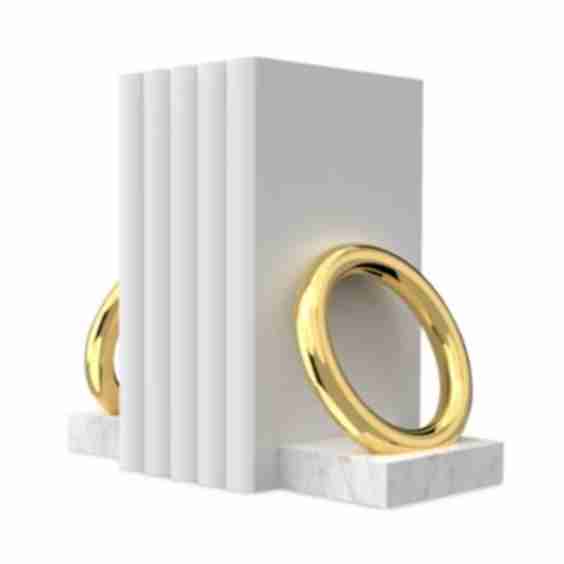 Ring Bookends Set Of 2