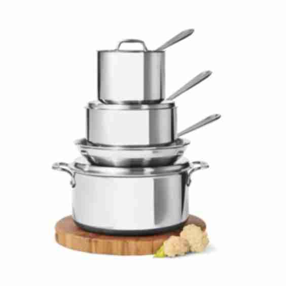 D3 Stainless Steel 7-Piece Cookware Set - Exclusive