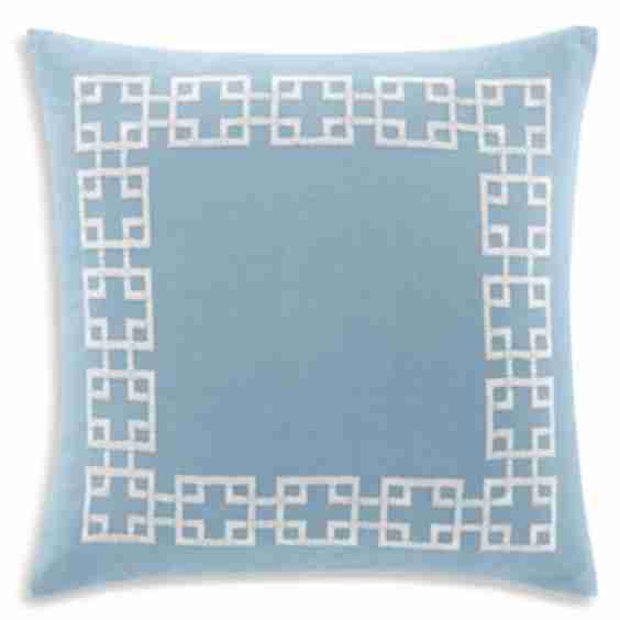 Greek Key Decorative Pillow