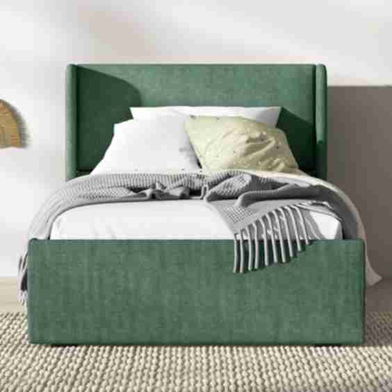 Snug Upholstered Kids Bed