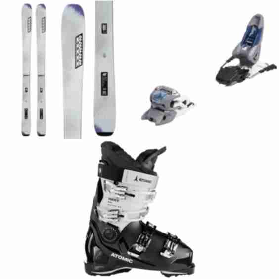Mindbender 90 C W Skis ​+ Marker Squire 11 Ski Bindings ​+ Atomic Hawx Ultra 85 GW Ski Boots
