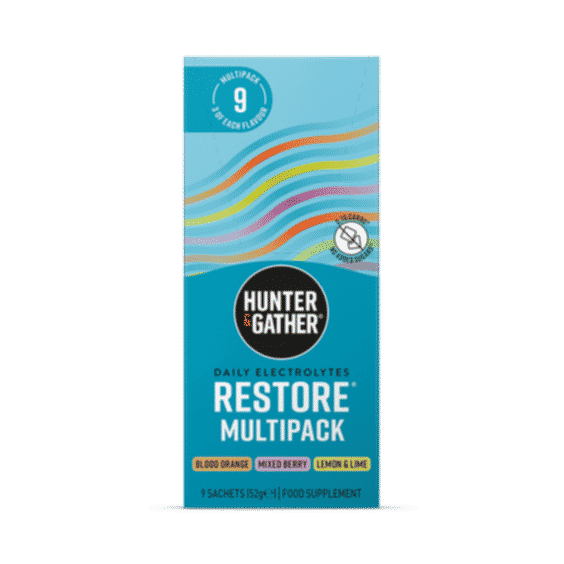 Restore Electrolytes Multipack of Flavours 9 Sachets
