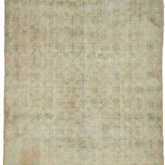 Vintage Turkish Hand-Knotted Rug 7' 5" x 10' 3" (89" x 123")