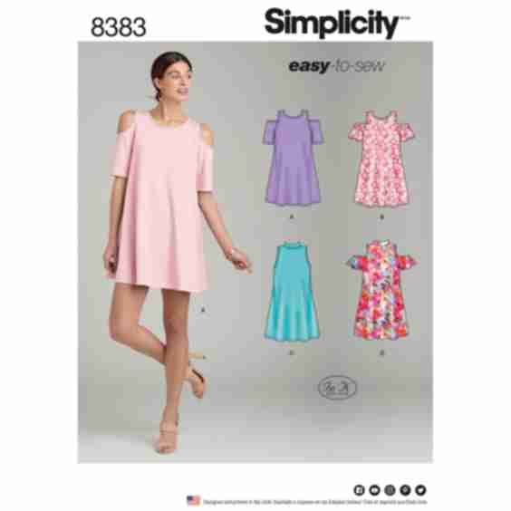 New Look Sewing Pattern Misses' Easy Dresses