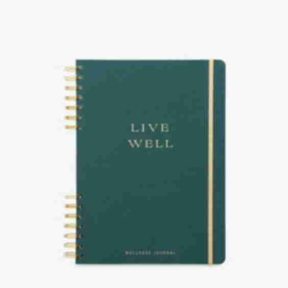 Live Well Paper Wellness Journal 25 Cm