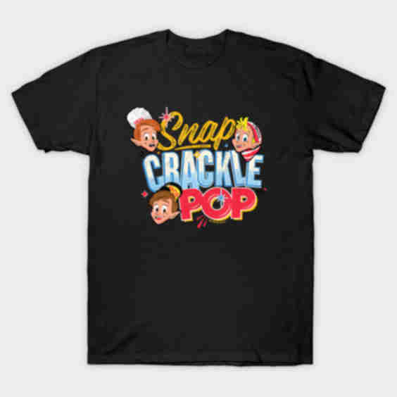 Snap Crackle Pop Retro Rice Krispies T Shirt