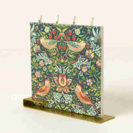 Bird Motif Flat Candle