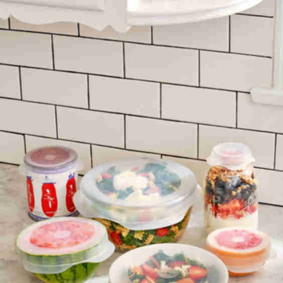 Reusable Silicone Stretch Lid Set Of 6