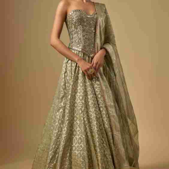 Corset Lehenga Set